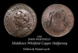 Middlesex Whitfield's Conder Halfpenny D&H 911b nice!