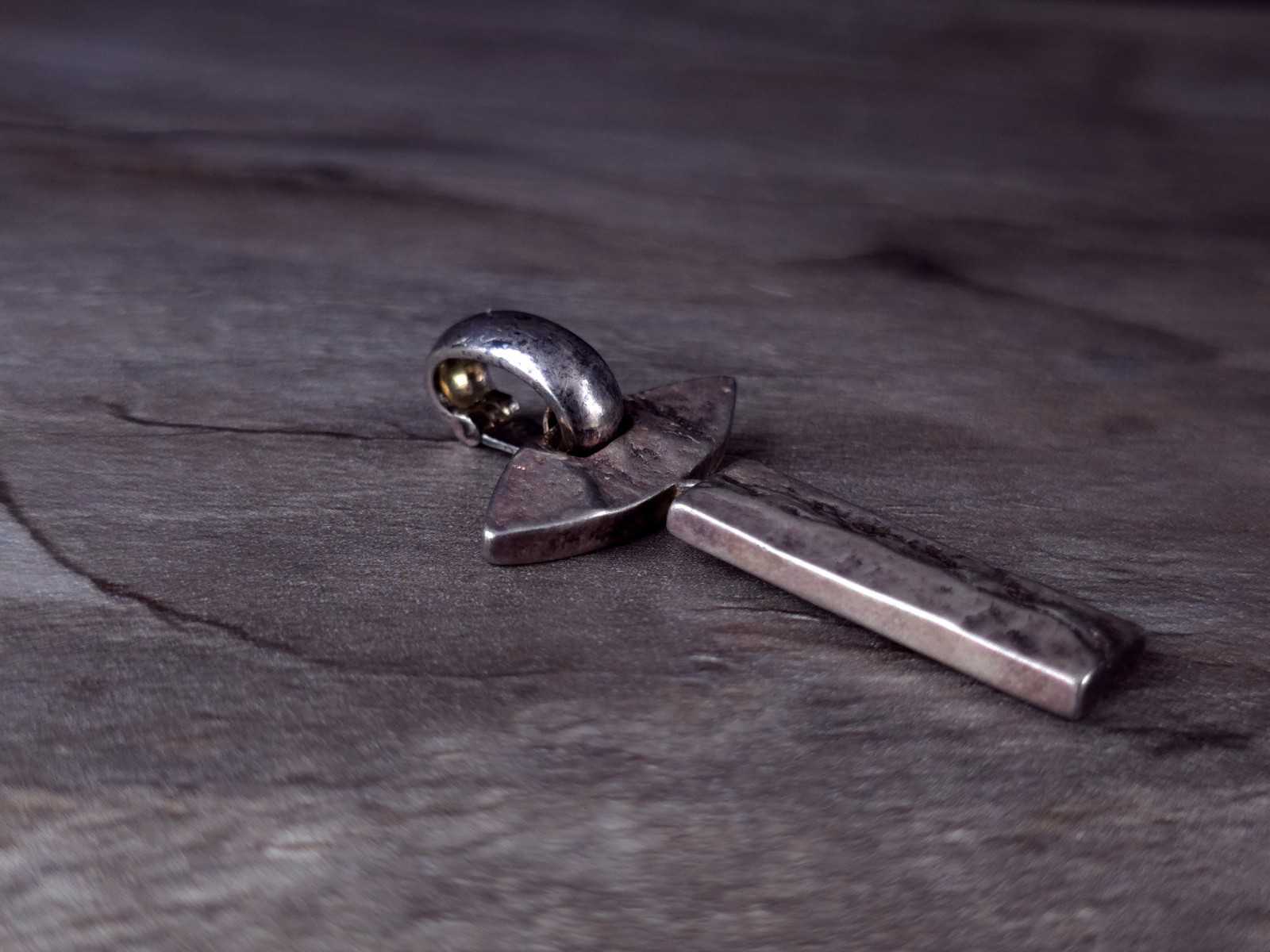 Pendant Silver 925 Designer Solid Movable - Strik… - image 3