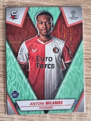 Antoni Milambo Sammelkarte Rookie Limitiert /199 Topps Super Stars Feyenoord