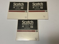 Scotch 150 Magnetic Tape 1/4  x 1800ft Reel-to-Reel Audio Vintage 3M NOS