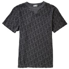Dior Men's Oblique Towelling T-Shirt Grey XS