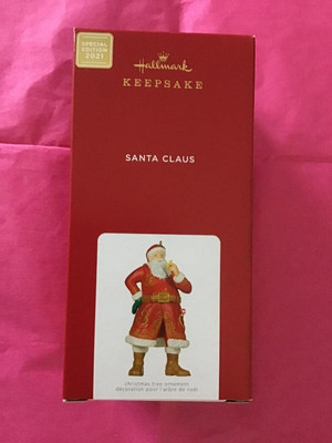 Hallmark Keepsake Ornament 2021 Santa Claus special edition NIB new fast ship