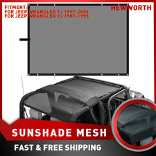For Jeep Wrangler Yj Tj Full Body Bikini Top Mesh Uv Wind Protection Cover