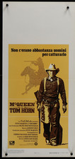 TOM HORN 1980 Original Italian Locandina Movie Poster Steve McQueen Western