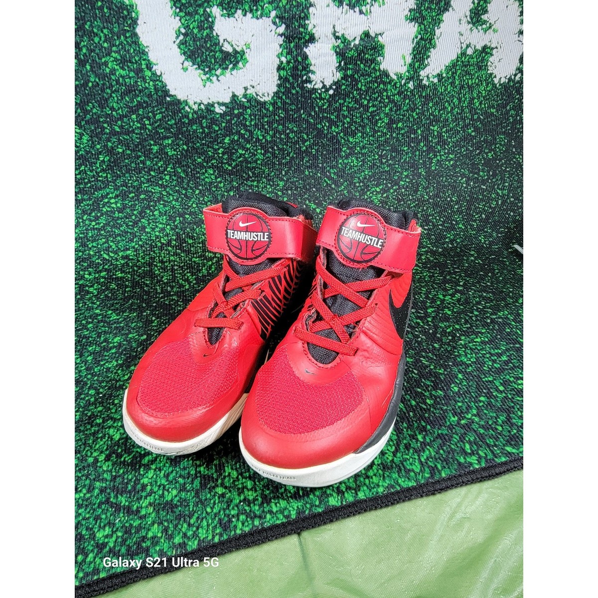 NIKE／nikei'd オリジナルカスタムバスケットボールシューズ赤 26.0 Nike Team Hustle D9 PS 'University Red' Sz 2Y AQ4225-600 | eBay