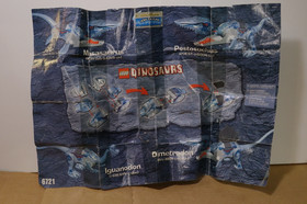 LEGO Dinosaurs: Mosasaurus #6721 Transforms 24/26 Kit Pieces, Insert & Canister