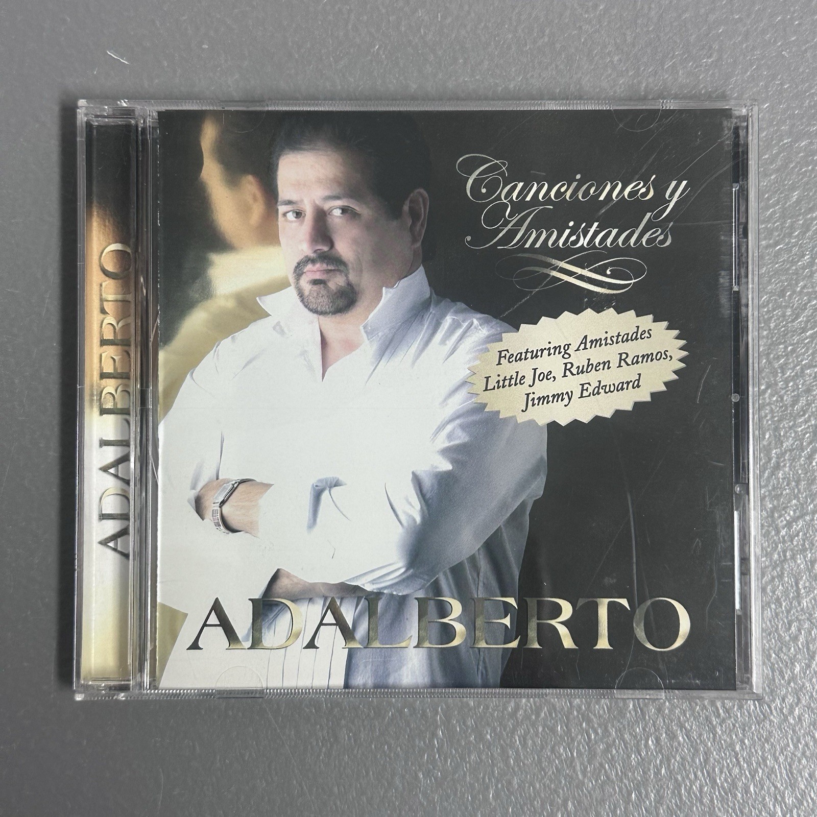 Adalberto - Cd - Canciones y Amistades - Latin Tejano Chicano Tex Mex Rare