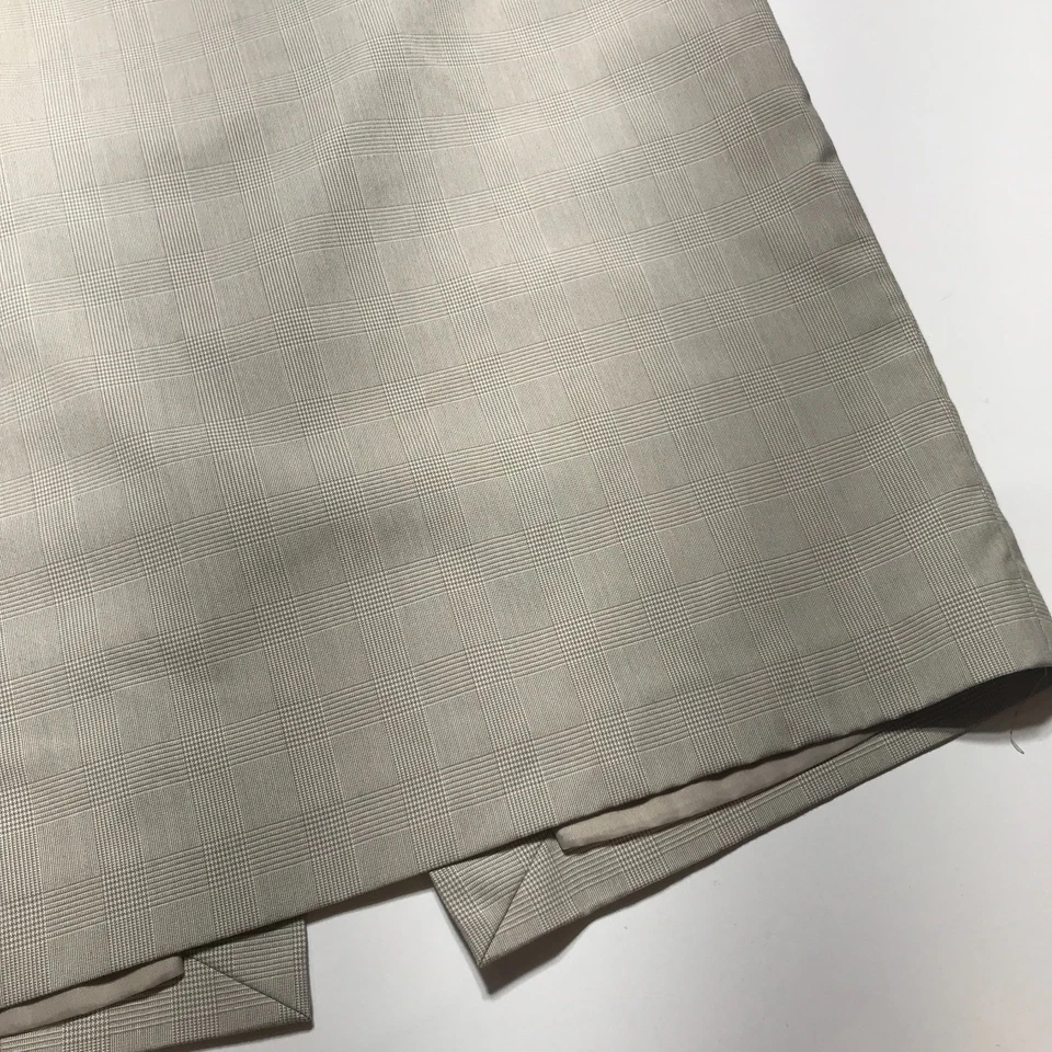 Falda Lane Bryant para mujer 14 carrera trabajo Glen falda recta a cuadros en tostado elástico Foto 4 de 4