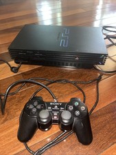 Sony PlayStation 2 Black Fat Console, Model S...