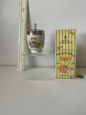 RARE VINTAGE ROYAL WORCESTER BOXED EGG CODDLER KING SIZE WOOSTER BEAR