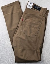 Levis 511 Slim Tech Pants High Stretch Quick Dry UV Protection Brown Tan 32x32
