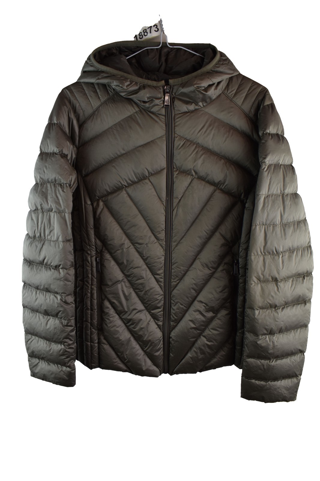 BCBGeneration Grey Down Padded Jacket size L Wome… - image 1
