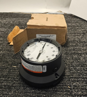 Ashcroft 451379ASL04L200# Process Pressure Gauge, 0 To 200 Psi, 4 1/2 In Dial