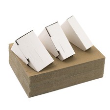 Mat Board Center, 100-Pack Adjustable Picture Frame Cardboard Corner Protecto...