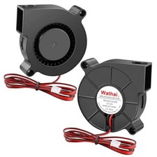 50mm 5015 Blower Fan 24V Small Turbo Cooling with 39 inch Cable 2p
