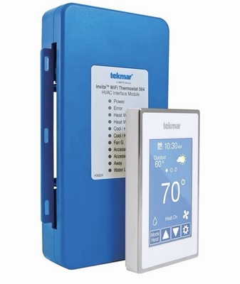 Invita Tekmar Wi-Fi Thermostat / 2-Wire, Energy Star Approved, Model ( 564 )