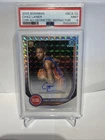 2025-26 Bowman Chaz Lanier Chrome Auto RC Geo Refractor Pistons #BCA-CL SP PSA 9