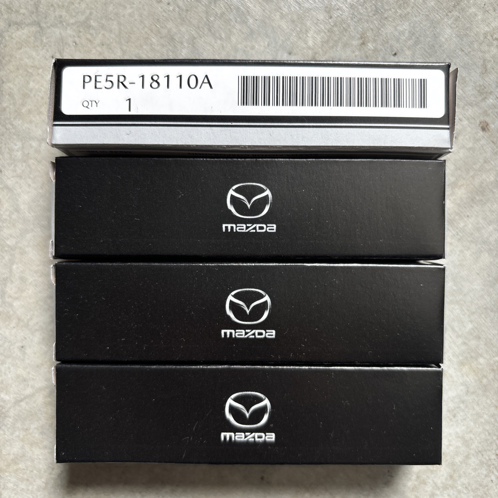 Set Of 4 MAZDA Genuine OEM Spark Plug PE5R-18-110A ILKAR7L11 For CX-3 CX-5 CX-30