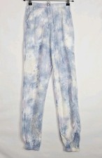 Vintage Havana Girls Tie Dye Jogger Pants Size S 7/8 Orchid Blue Rayon NWT