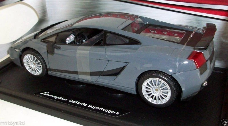 Motor Max 1/18 scale 73181 - Lamborghini Gallardo Superleggera - Grey - Image 2 of 2