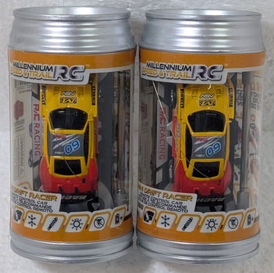 Lot of 2 Millennium Speed & Trail R/C Mini Drift Car with Controller - Brand New