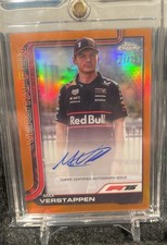 2025 Topps Chrome F1 Max Verstappen True Orange AUTOGRAPH 21/25 🔥🐐