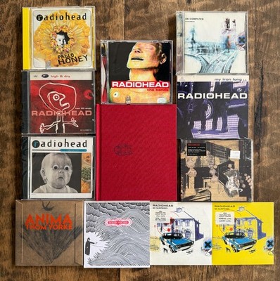 RADIOHEAD 12 CD Lot Bends OK Computer Pablo Honey Amnesiac PROMOs UK NM Sealed