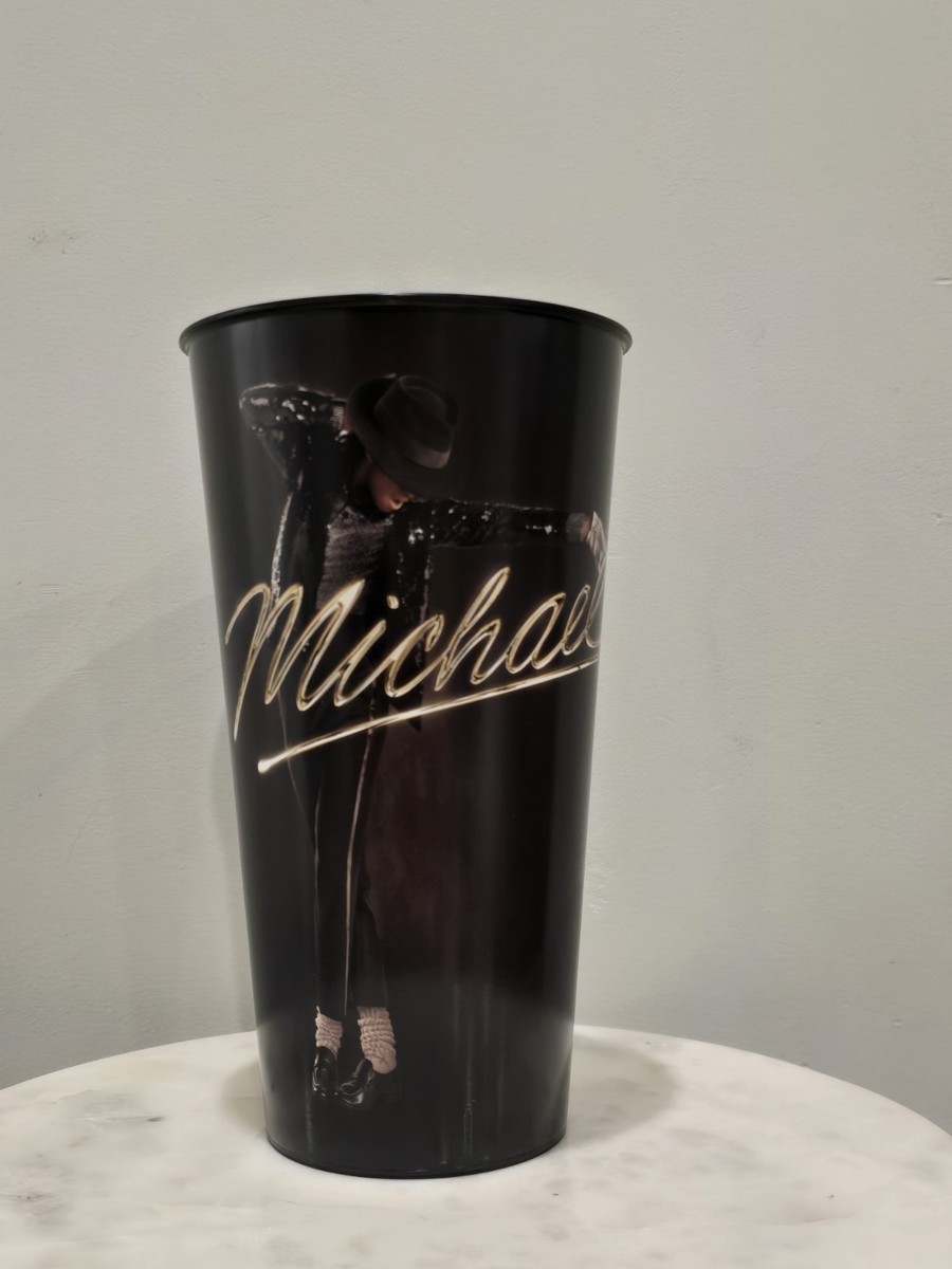 Michael Jackson Movie (2026) Metal Popcorn Bucket & Lid + 44oz Cup