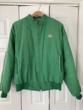 Vintage Pioneer Seed Insulated Jacket Men Large Green Holloway Coat Made USA 90s
