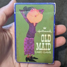 Vintage Old Maid Playing Cards Game Hallmark