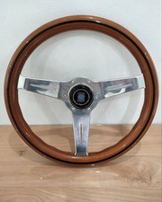 Nardi Wood Steering Wheel 330mm With Horn Button Used From Japan Nardi Wood Steering Wheel 330mm With Horn Button Used From Japan