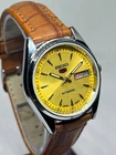 Vintage Refurbished Seiko 5 Automatic Day/Date Japan Men's Wrist Watch Free Ship