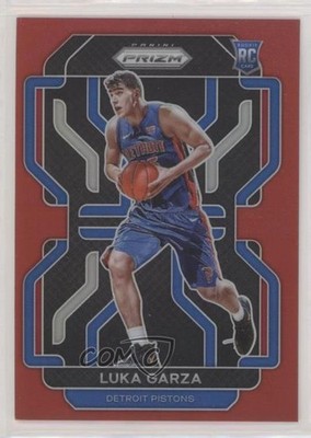 2021-22 Panini Prizm Red Prizm 56/299 Luka Garza #303 Rookie RC 0r5h