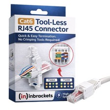 Cat6 RJ45 Connector Easy DIY Ethernet rj45 Cable Termination NO TOOL REQUIRED