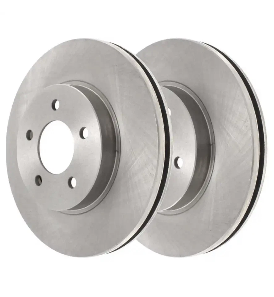 Front Brake Rotors & Pads for 2008-2017 Mitsubishi Lancer 2007 Dodge Caliber - Image 2 of 2