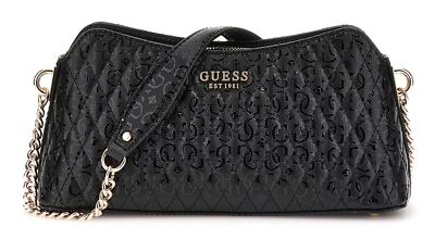GUESS borsa a tracolla Betula Top Zip Shoulder Bag Black