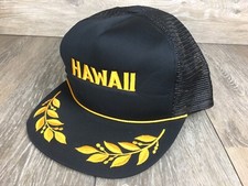 Hawaii Mesh Back Snap Back Scrambled Eggs Trucker Hat Vintage