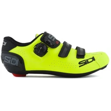 Sidi Alba 2 Road Bicycle Cycling Shoes Black/Flo Yellow Men's 46.5 EU / 11.6 US