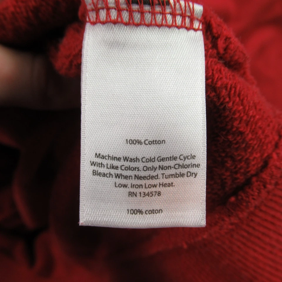 Vineyard Vines Sweater Girls XL 18 Long Sleeve 1/4 Neck Pullover Red - Image 4 of 4