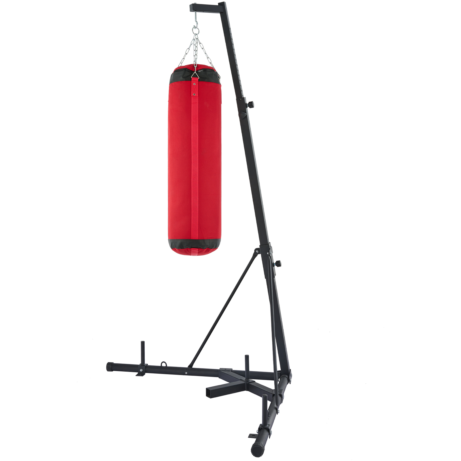 ZELUS Punching Bag Kit w/Stand Heavy Sand Bag for Gym Boxing Workouts 220lb Max