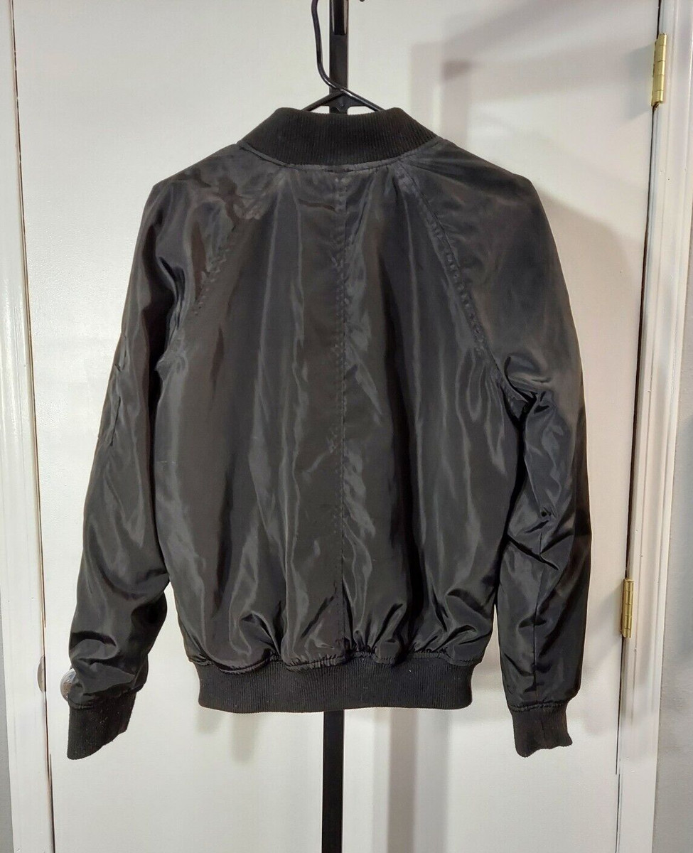 Men's Full Tilt Black Daytona Beach Moto Custom Garage Jacket, Size M View 2