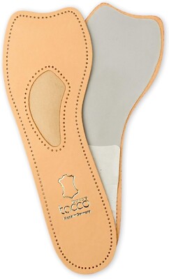 3/4 Leder Einlegesohlen Tacco Exclusiv Zehenfrei Perfekt für Pumps Heels Freizeit EU 38