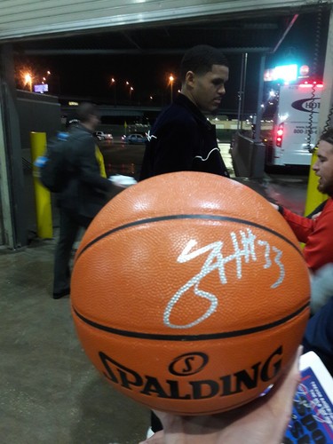 Tobias Harris Philadelphia 76ers Signed NBA Replica GAME Basketball PHOTO PROOF - Picture 3 of 6