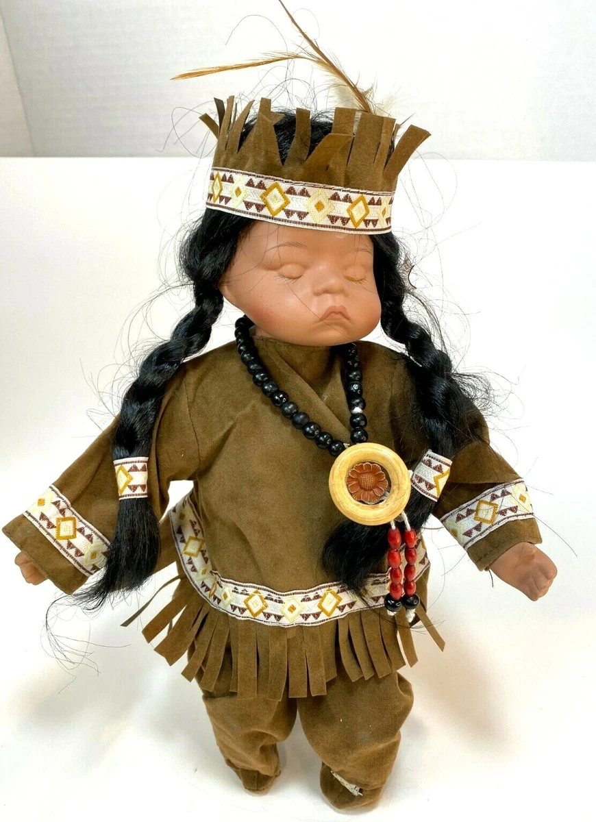 Porcelain indian best sale dolls