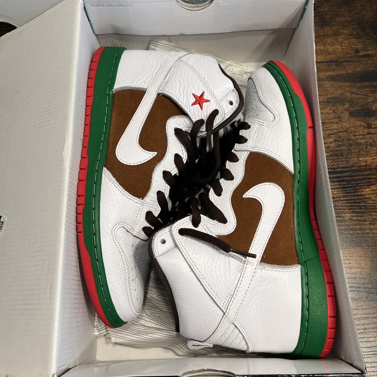 ★Nike ナイキ Dunk SB High Cali (2014) Nike SB Dunk High 'Cali' 2014 Men's Size 10 | eBay