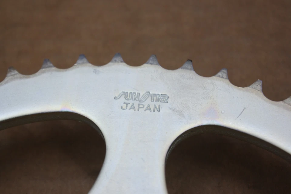 HONDA NX125 1988 1989 1990 PIÑÓN TRASERO ACERO 428 56T SUNSTAR HECHO EN JAPÓN Foto 4 de 4