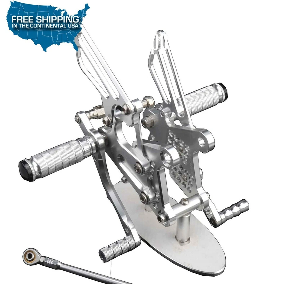 Juego de estriberas traseras de freno trasero para Kawasaki Ninja ZX6R 2009-2023 ZX636 EE. UU. Foto 4 de 4