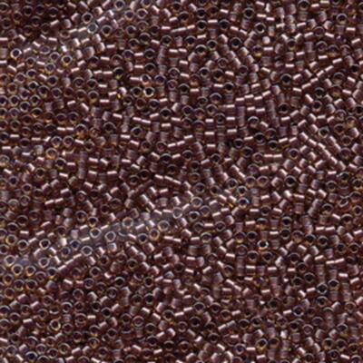 Delica Beads Miyuki 11/0 DB912 Sparkling Lt Amethyst Lined Topaz Seed Beads