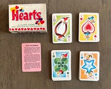 Vintage 1951 Miniature HEARTS Card Game with Box by Whitman Publishing  4118