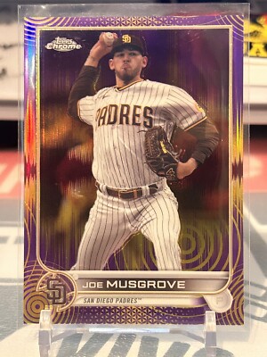 2022 TOPPS CHROME SONIC #11 JOE MUSGROVE Purple  #/299  PADRES